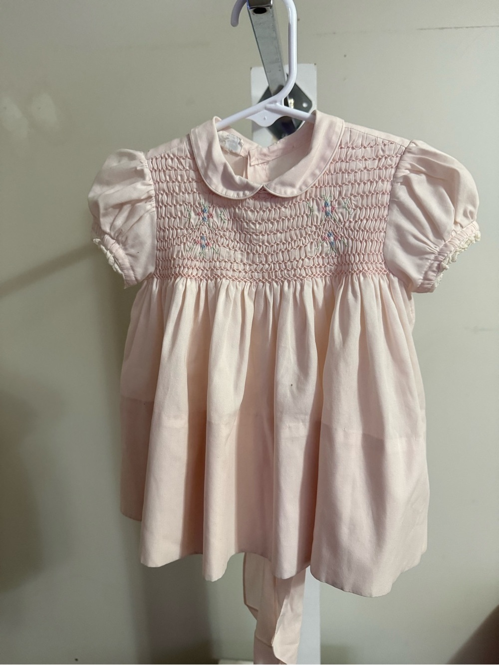 Vintage Polly Flinders Hand Smocked Dress